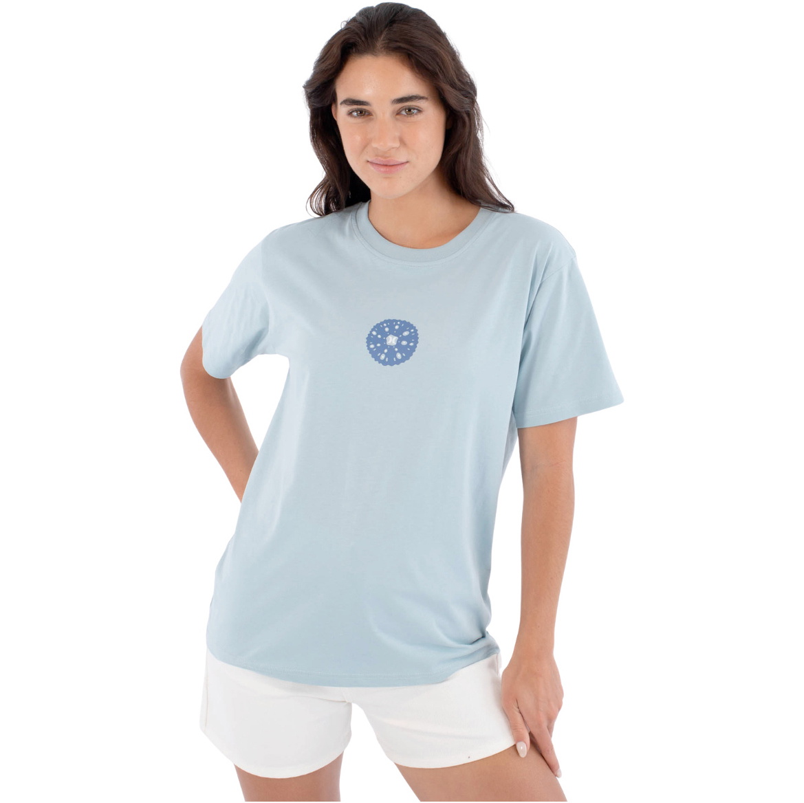2026 Hurley Womens Island Sea Elements Tee WTSEU00031 - Spring Breeze